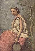 Jean-Baptiste-Camille Corot La Zingara oil painting